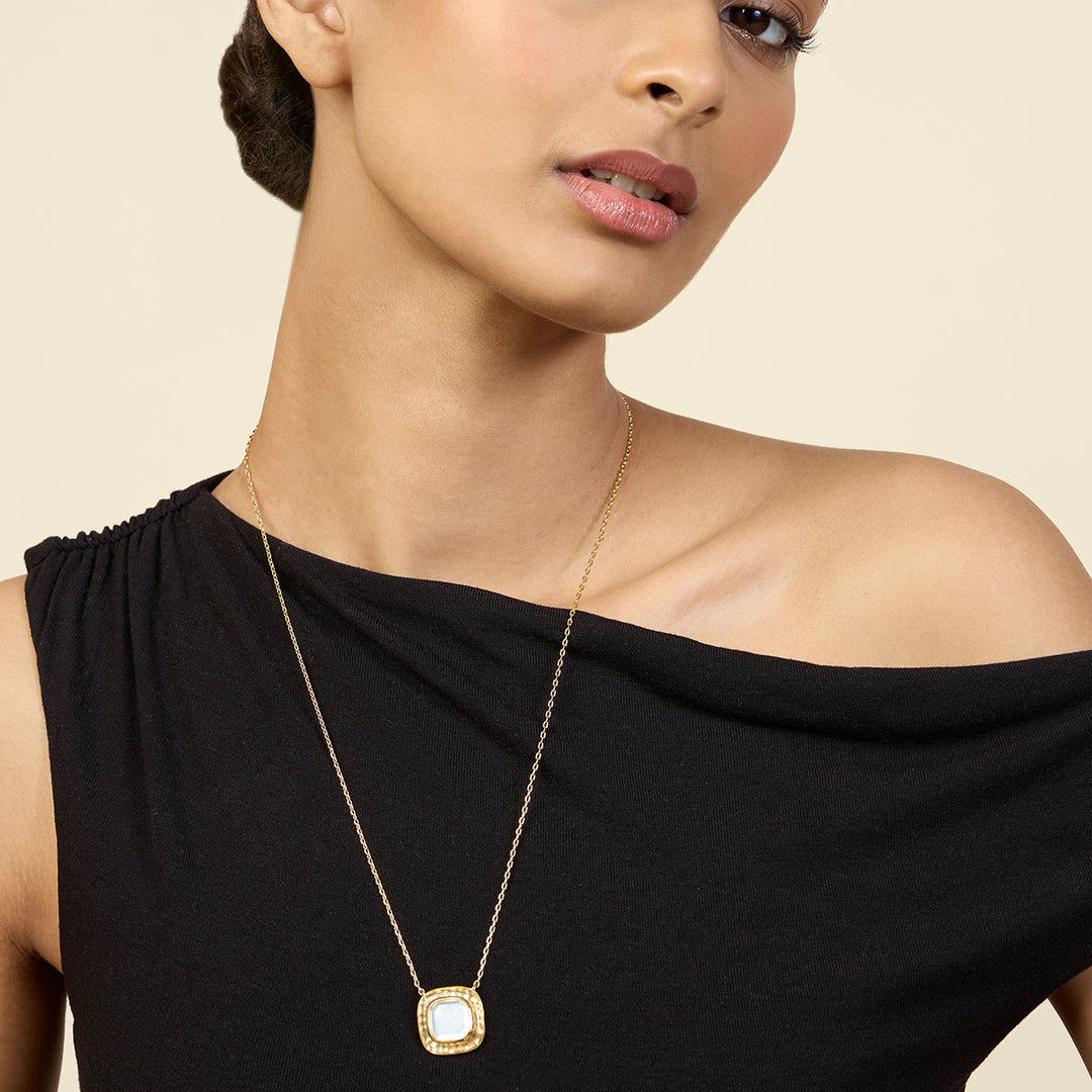 Gold Pendant Necklace for Women by Isharya | Modern Indian Jewellery