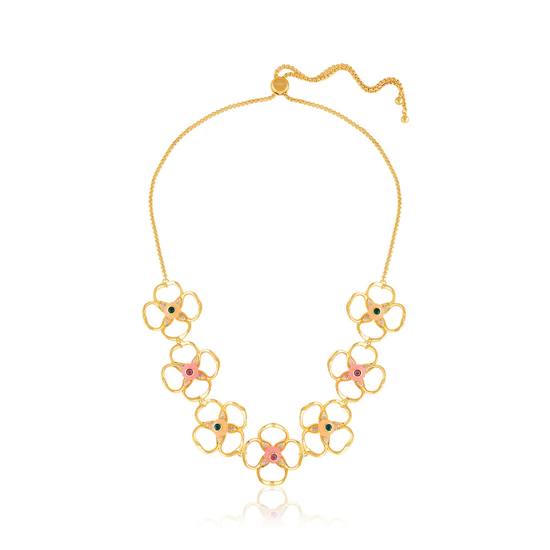 Garden Bloom Choker Necklace