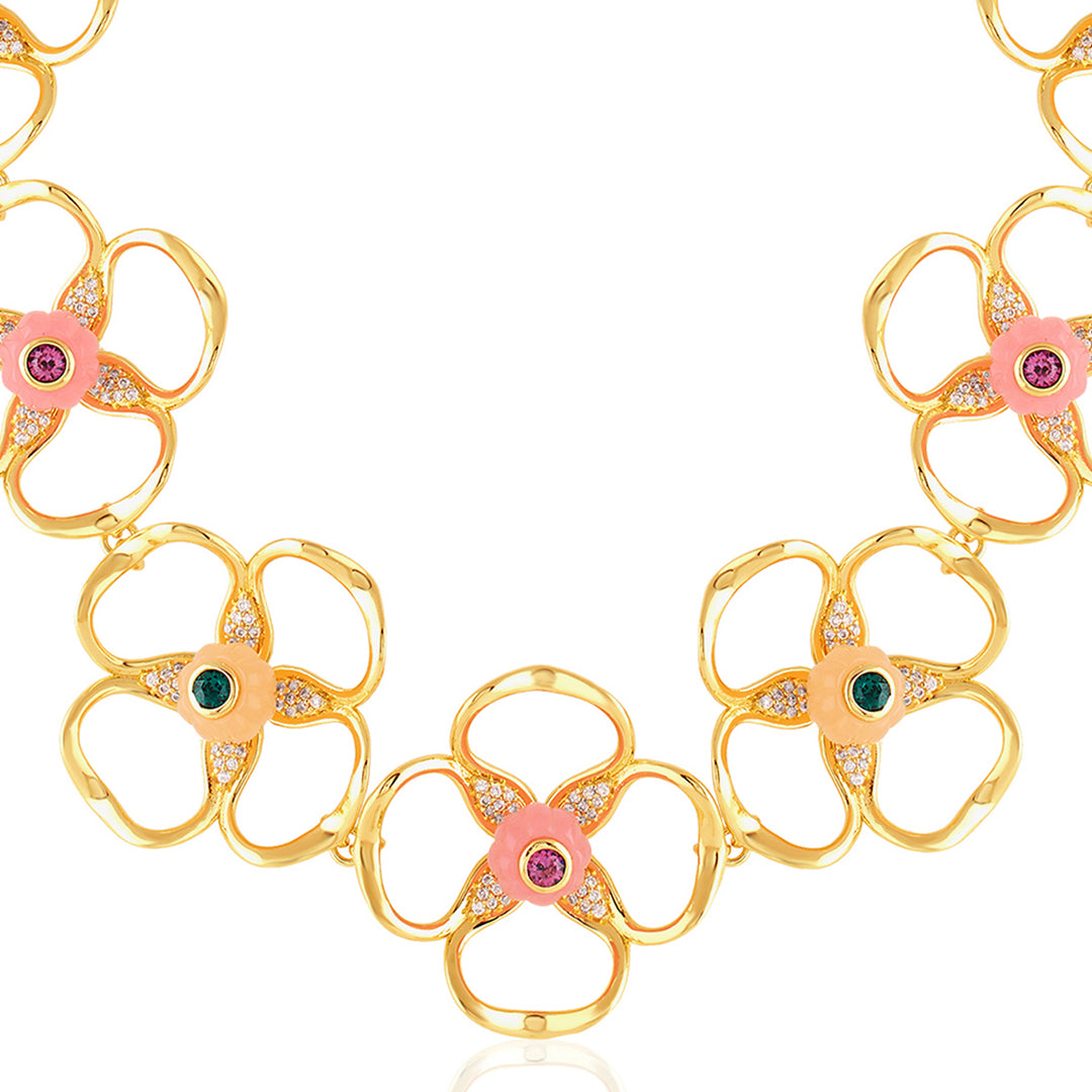 Garden Bloom Choker Necklace