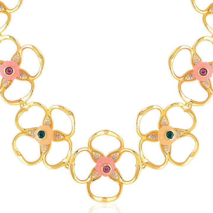 Garden Bloom Choker Necklace