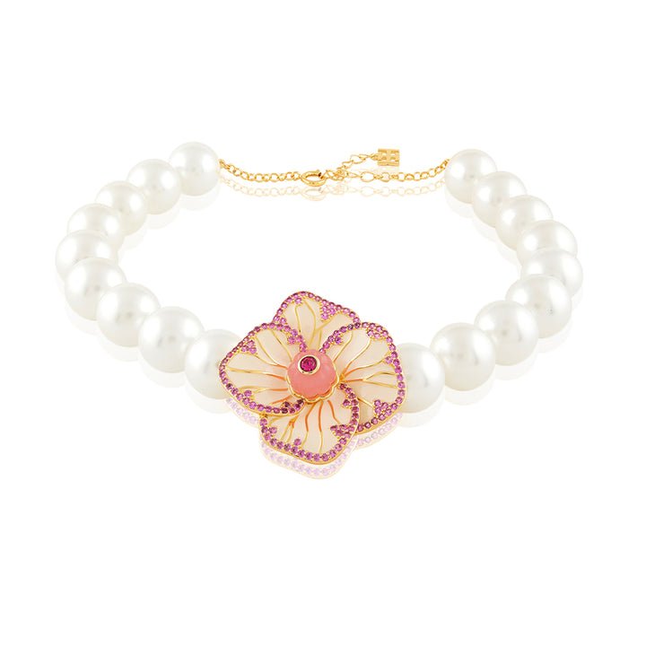 Floral Symphony Choker Necklace