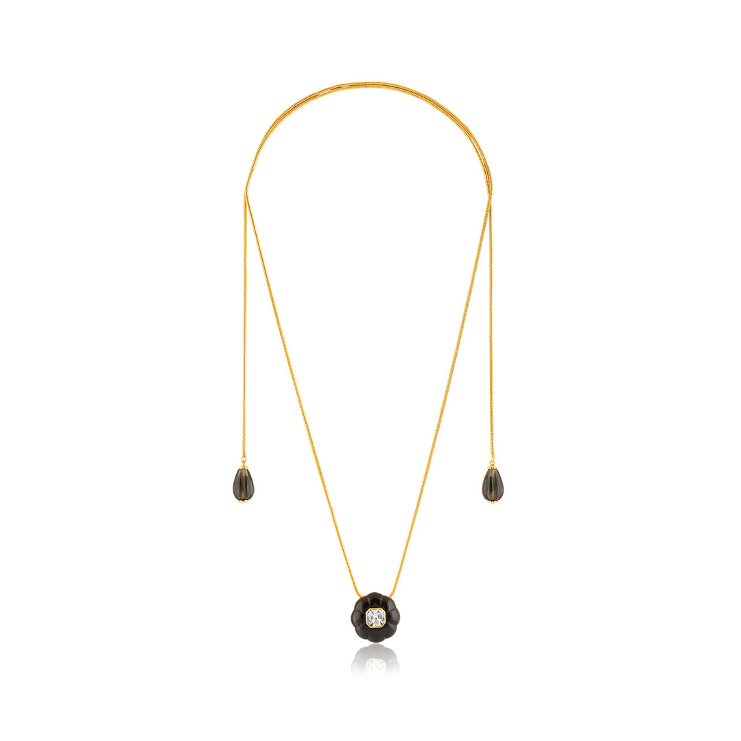 Noir Garden Statement Necklace