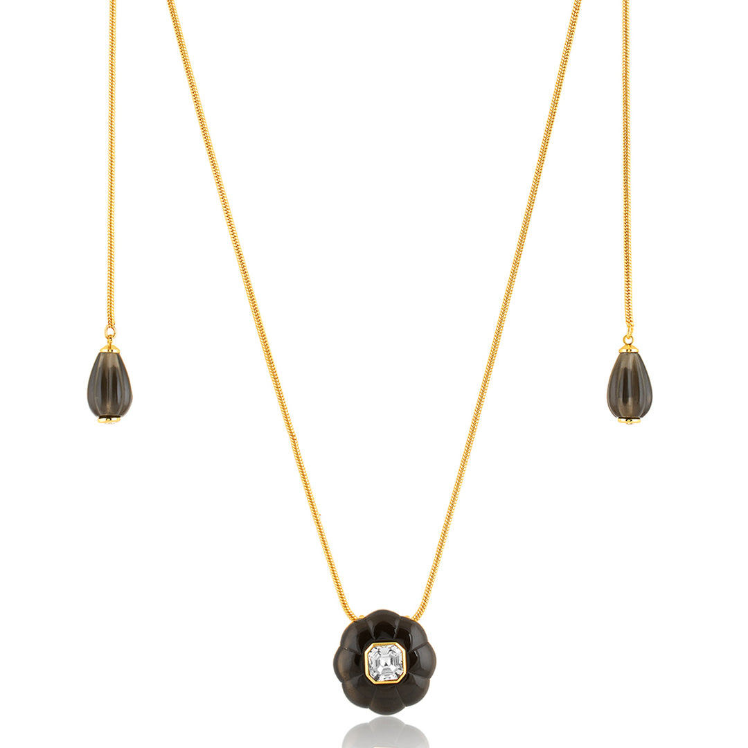 Noir Garden Statement Necklace