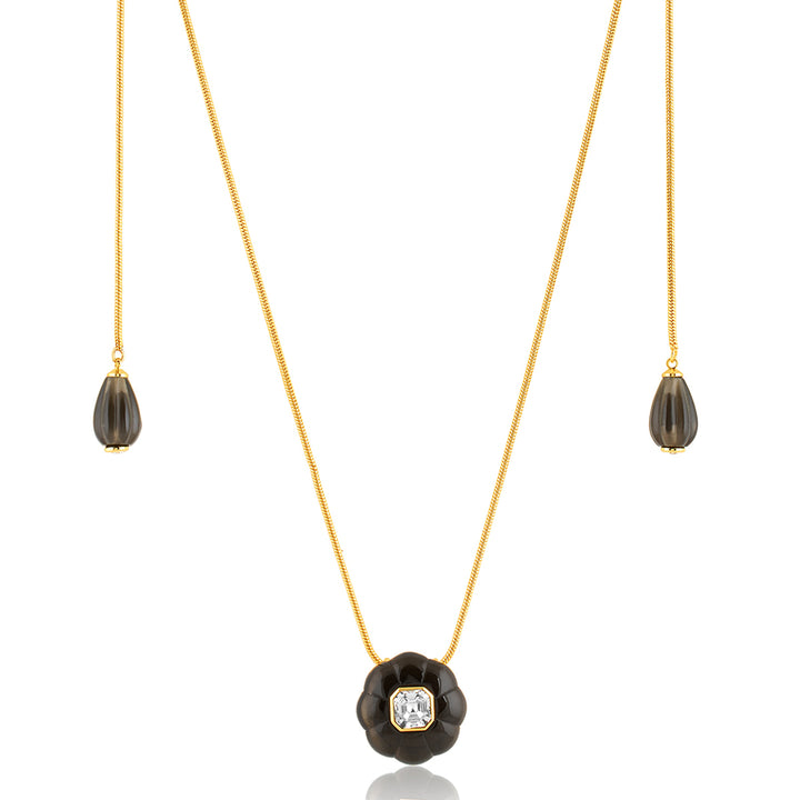 Noir Garden Statement Necklace
