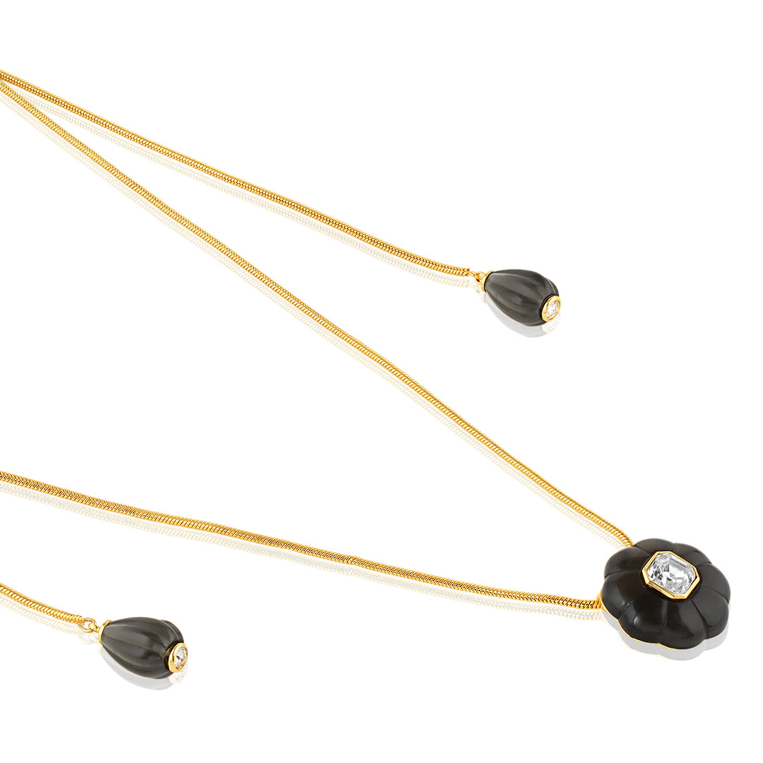 Noir Garden Statement Necklace