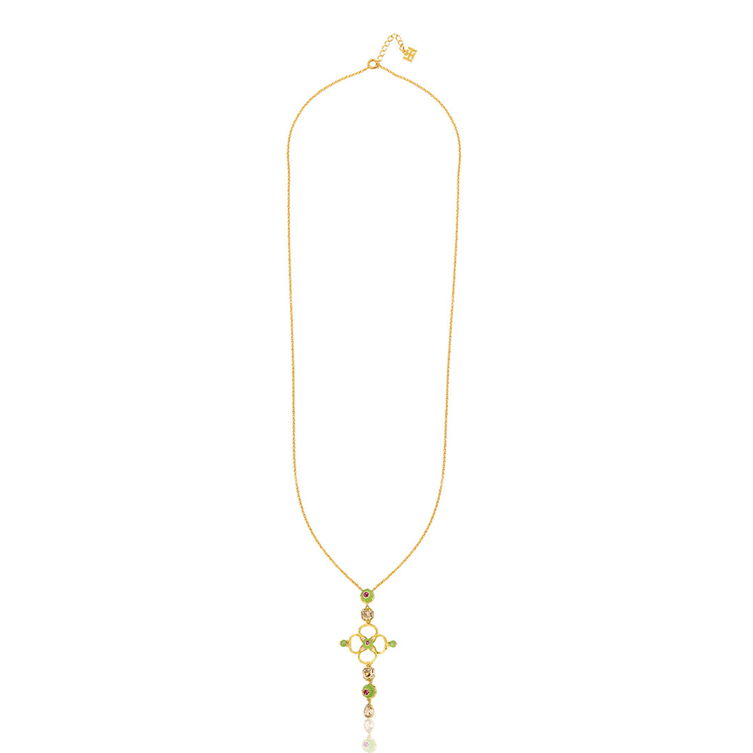 Rosé Garden Pendant Necklace