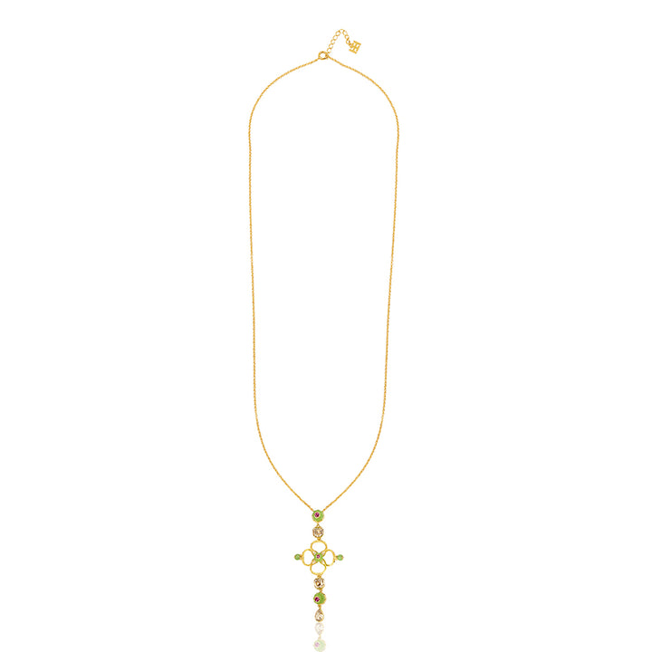 Rosé Garden Pendant Necklace