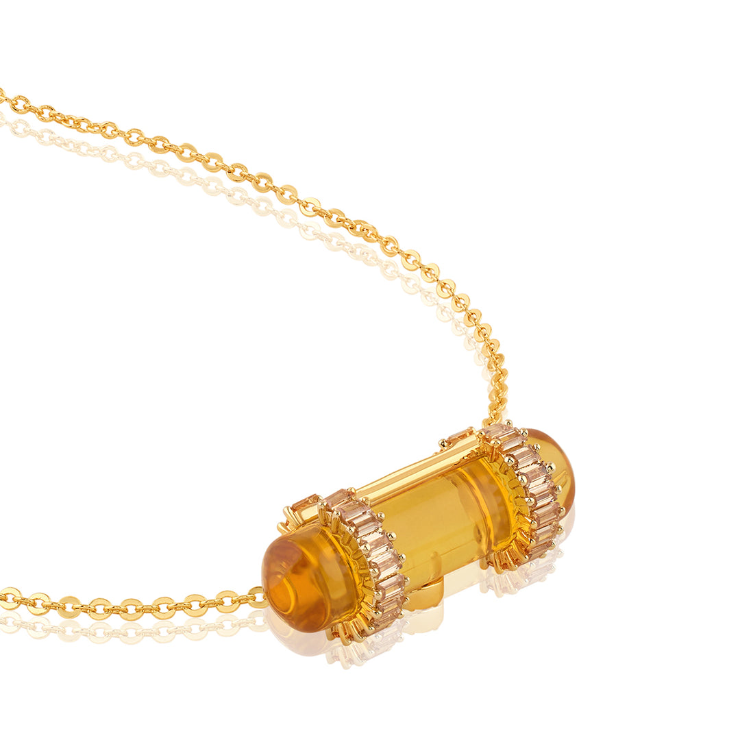 Citrine Pendant Necklace