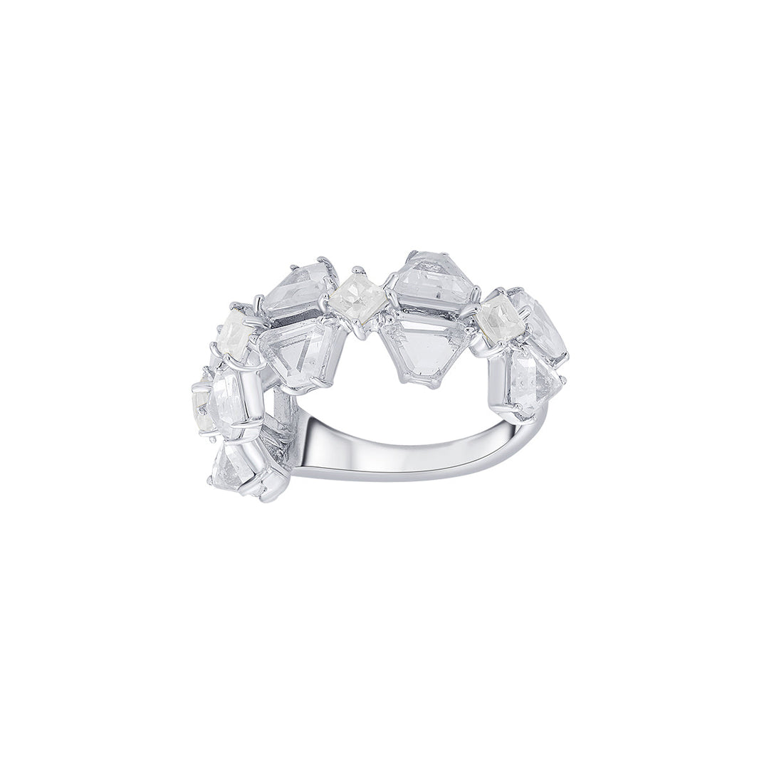 Yellow Cocktail RING for Women by Isharya | Modern Indian Jewellery