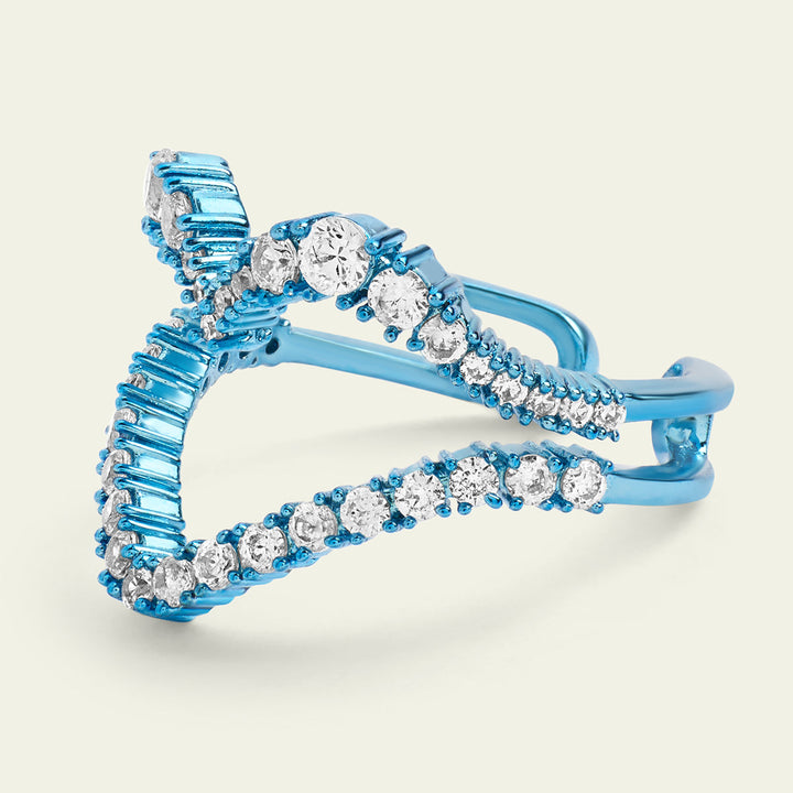 Blue Heart Ring