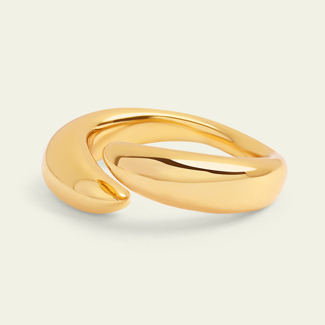 Gold Bubble Ring