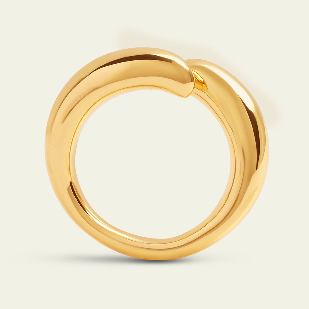 Gold Bubble Ring