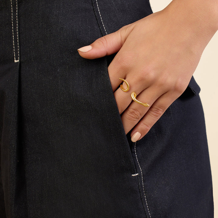 Gold Slither Ring