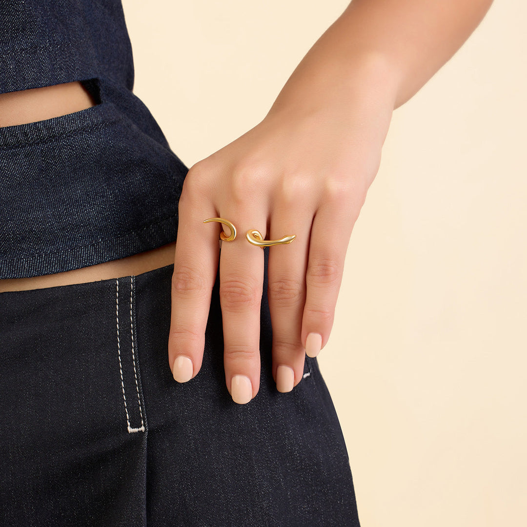 Gold Slither Ring