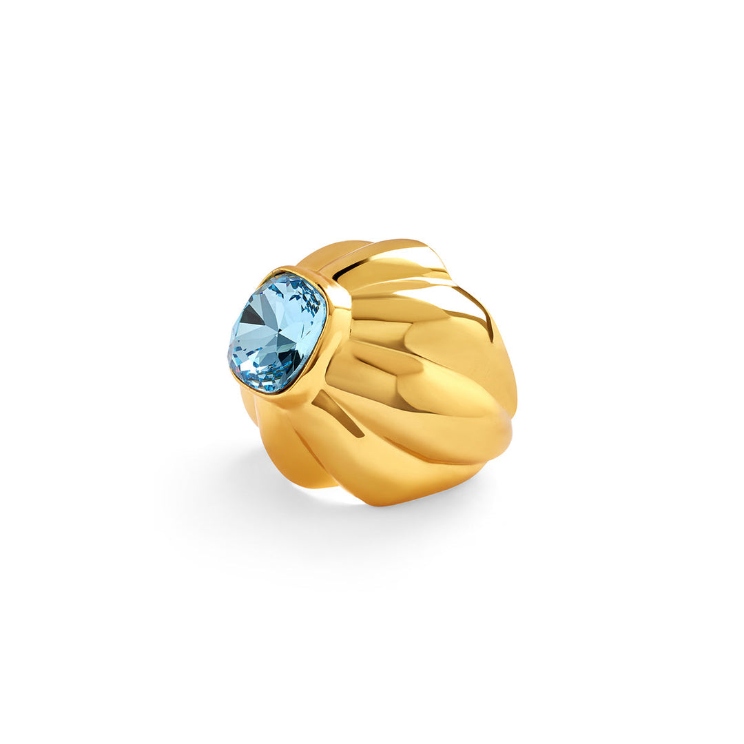 Yellow Statement Ring for Women by Isharya | Modern Indian Jewellery