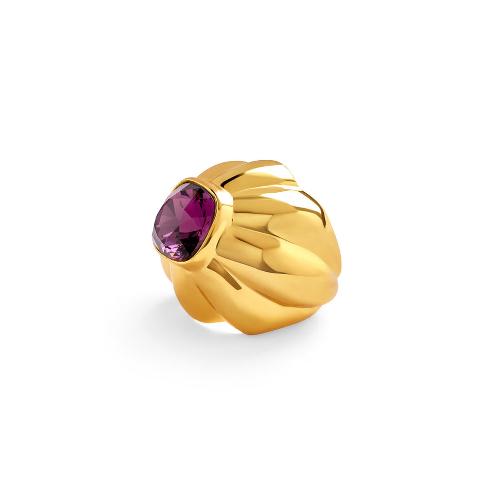 Yellow Statement Ring for Women by Isharya | Modern Indian Jewellery