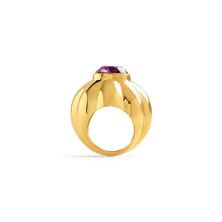 Yellow Statement Ring for Women by Isharya | Modern Indian Jewellery