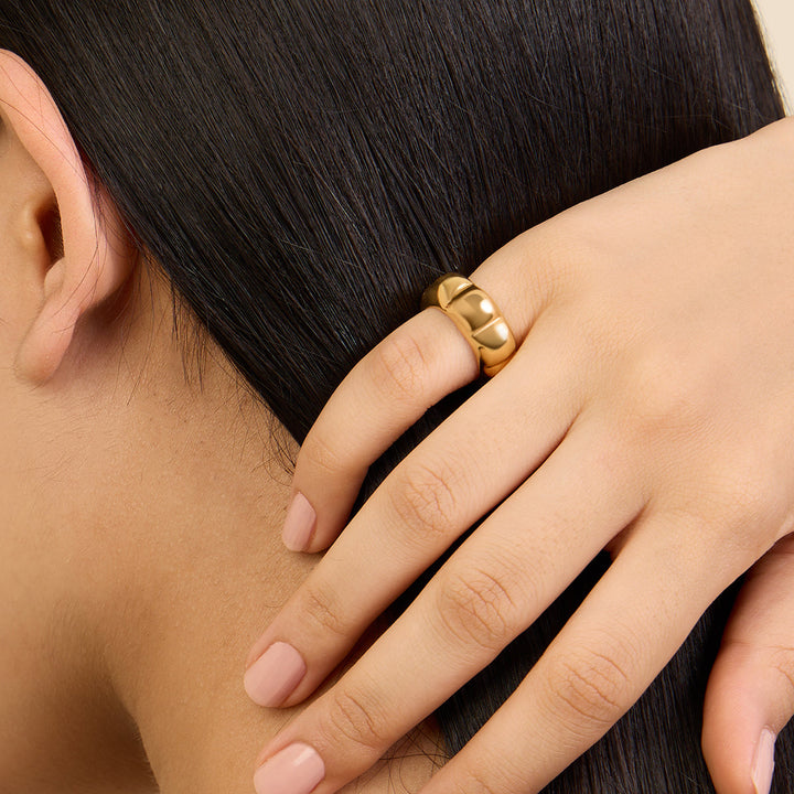 Gold Melon Ring