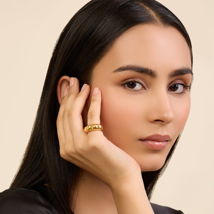 Gold Melon Ring