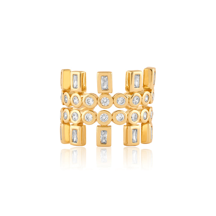 Summer Crystal Statement Ring
