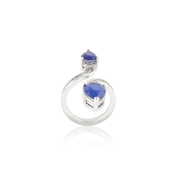 Celestial Sapphire Statement Ring