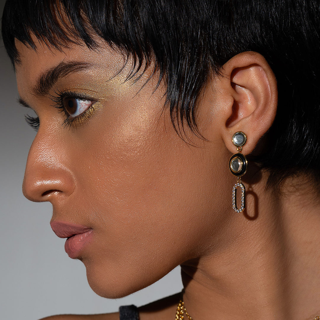 Savage Mirror Drop Earrings