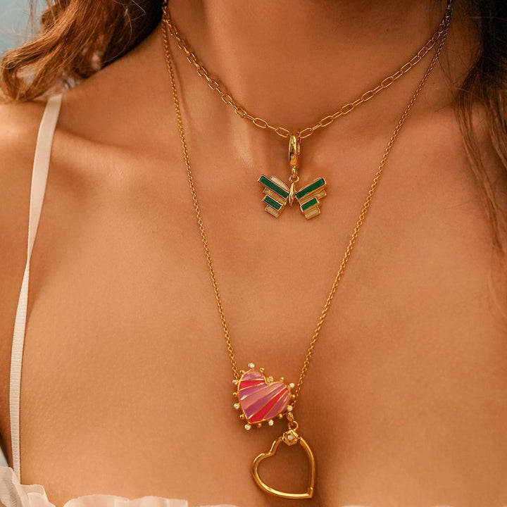 Long loop Gilt Chain Necklace