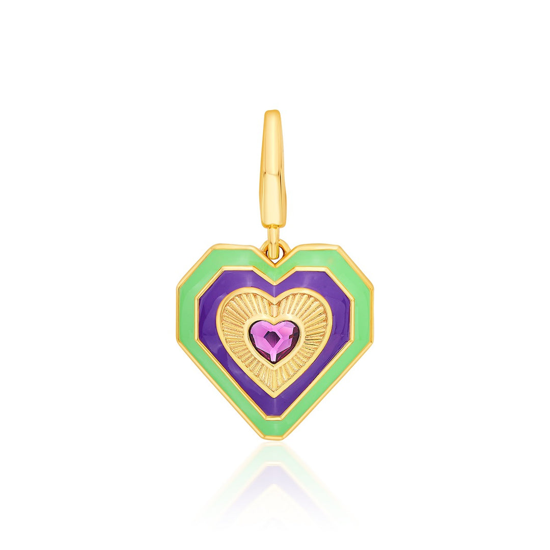 Shining Heart Charm