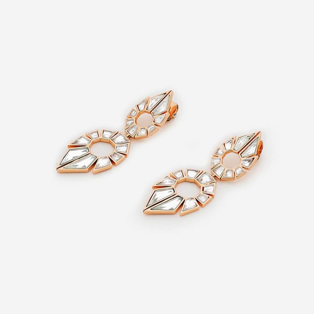 NA long Earring for Women by Isharya | Modern Indian Jewellery