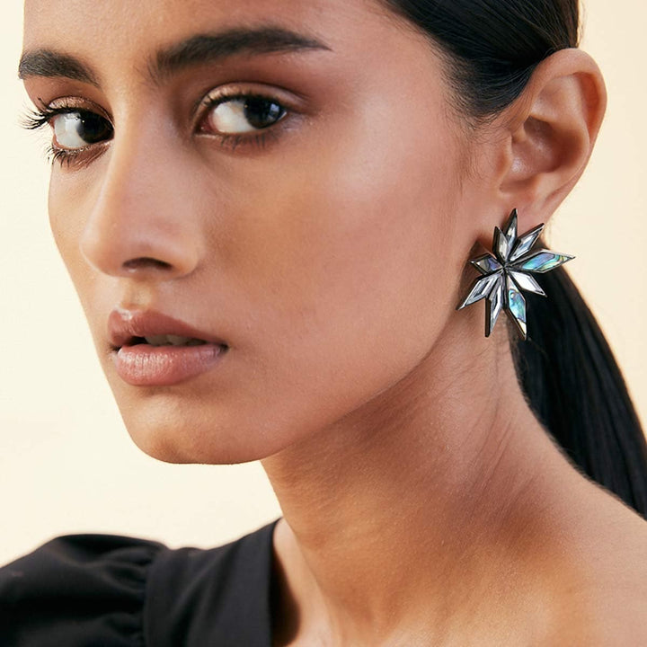 Multi Stud Earring for Women by Isharya | Modern Indian Jewellery