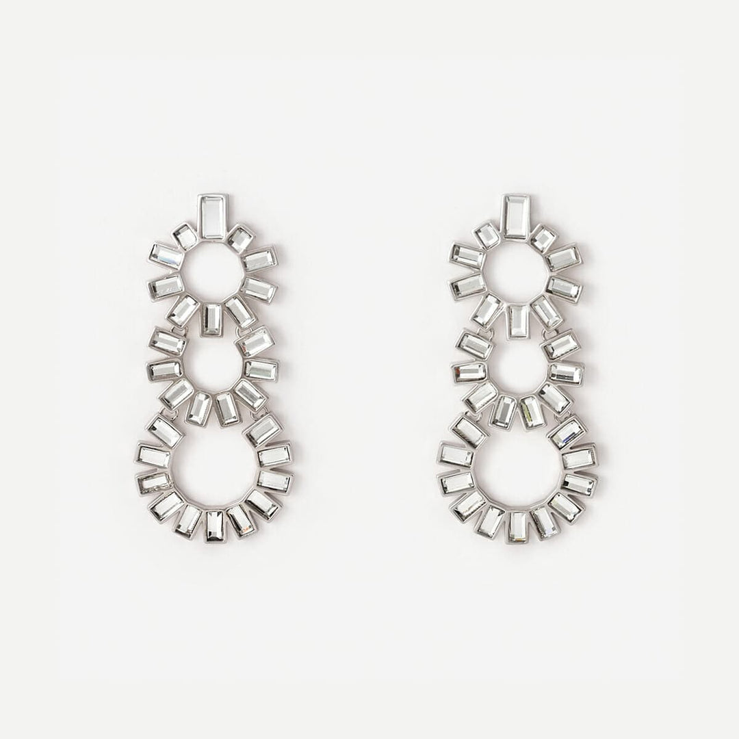 Mirror Chandelier Earring for Women by Isharya | Modern Indian Jewellery