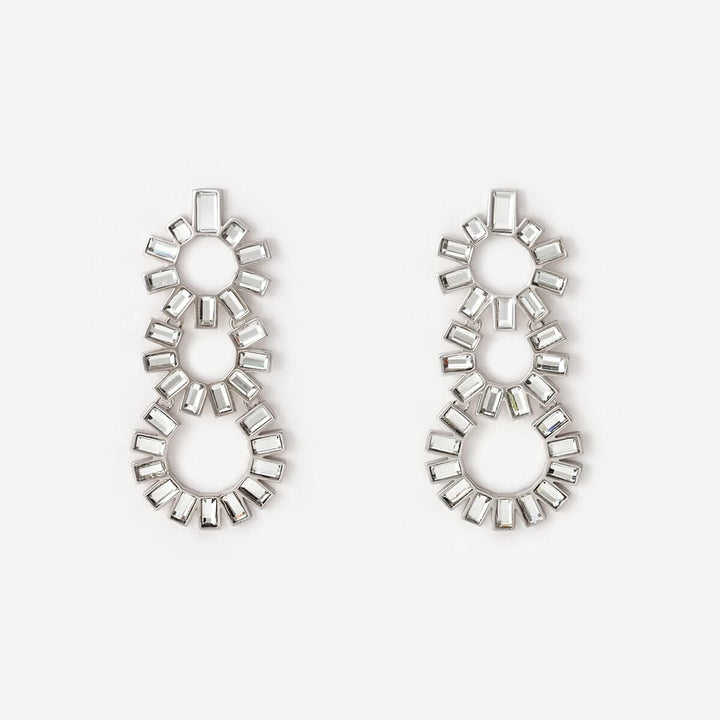 Mirror Chandelier Earring for Women by Isharya | Modern Indian Jewellery