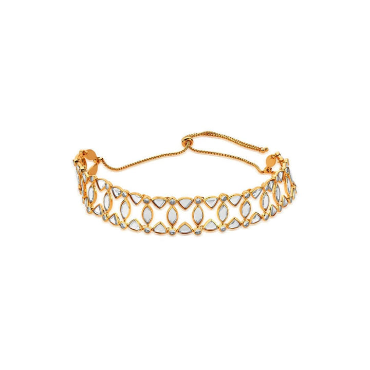 Mirror Choker Necklace for Women by Isharya | Modern Indian Jewellery
