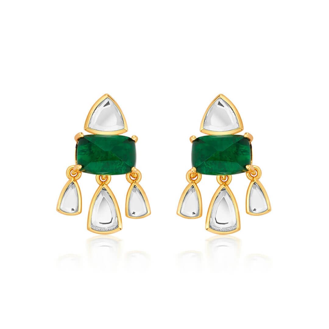 Multi Stud Earring for Women by Isharya | Modern Indian Jewellery