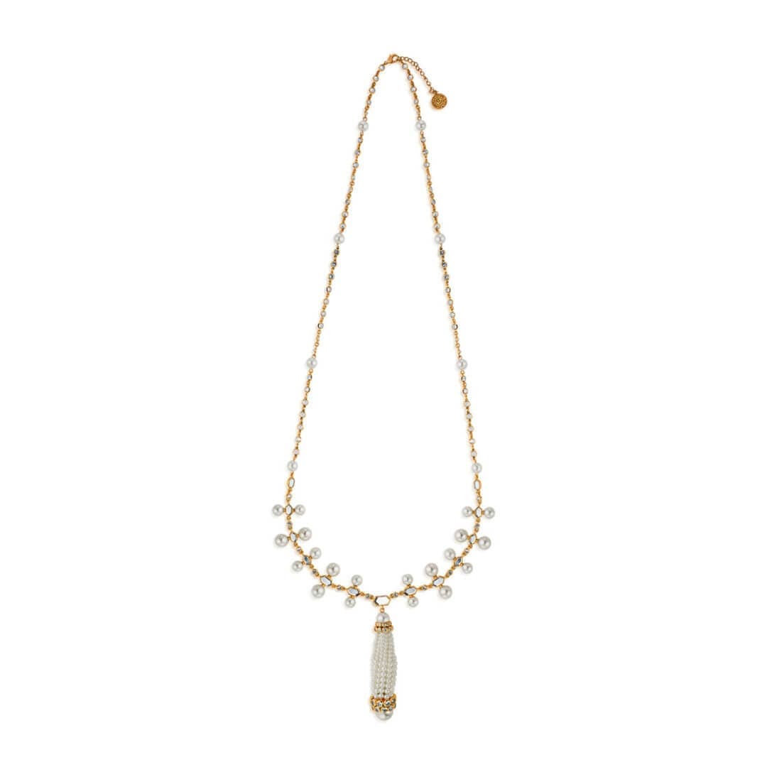Mirror Pendant Necklace for Women by Isharya | Modern Indian Jewellery