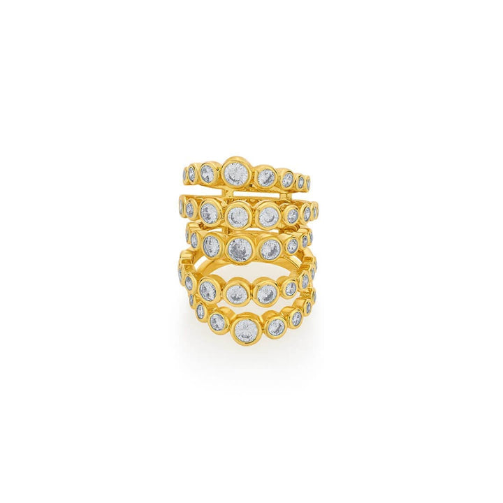 White Stackable Ring for Women by Isharya | Modern Indian Jewellery