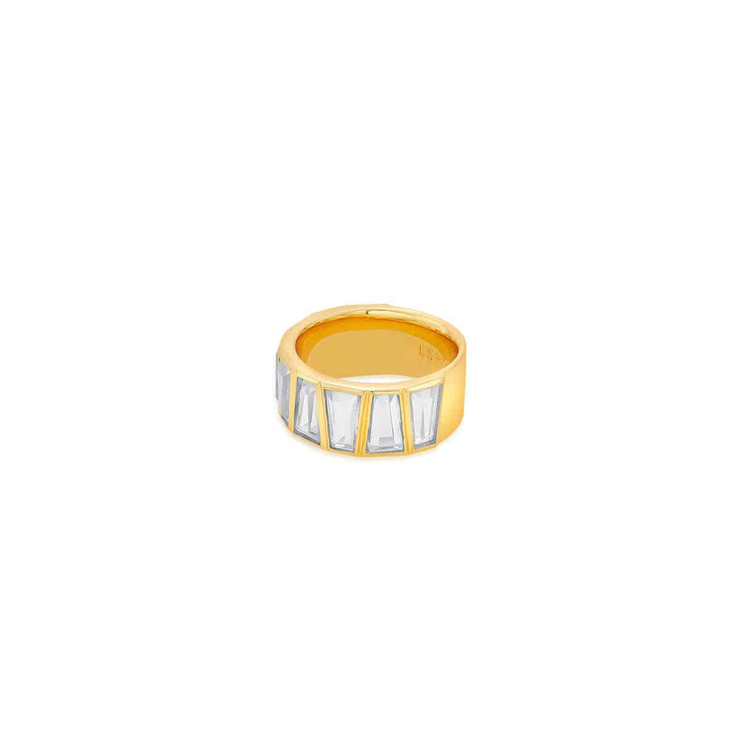 Mirror band Ring for Women by Isharya | Modern Indian Jewellery