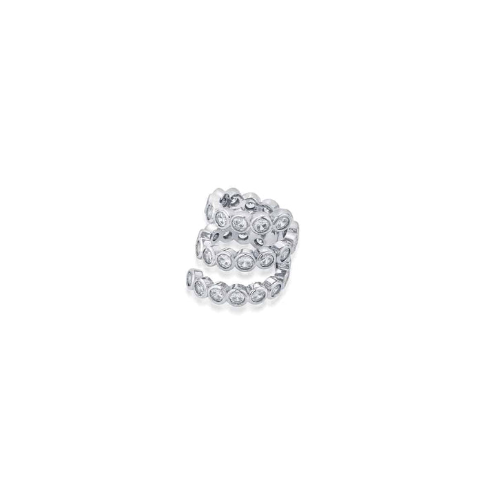 Silver Stackable Ring for Women by Isharya | Modern Indian Jewellery