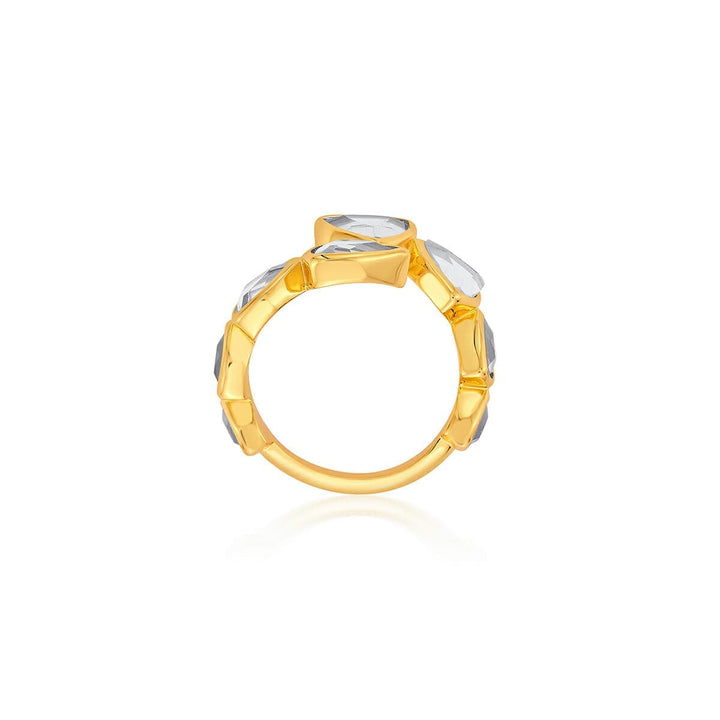 White Open ring Ring for Women by Isharya | Modern Indian Jewellery