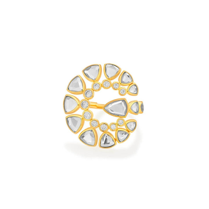 Jugni Mirror Statement Ring