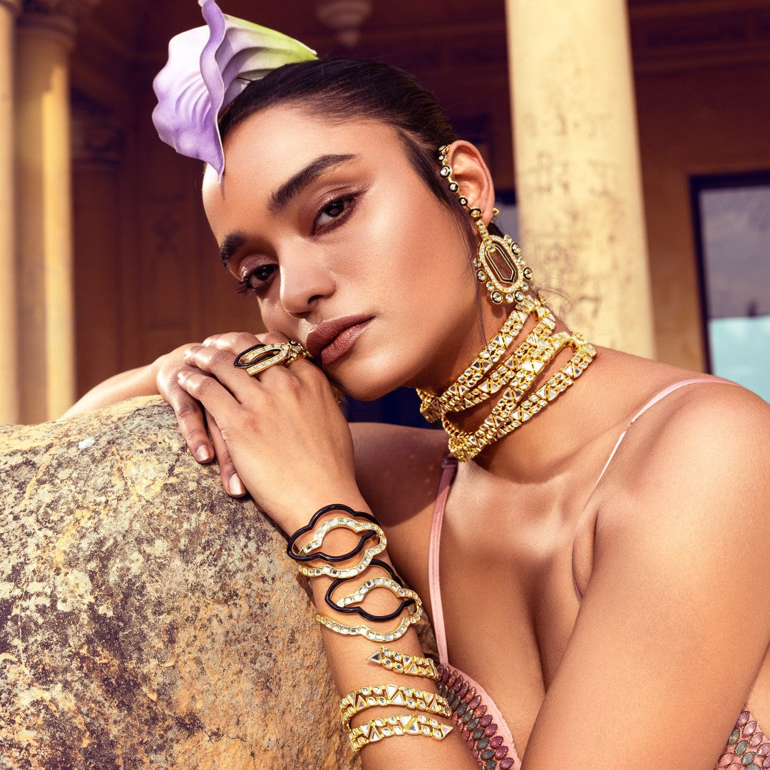 Just Jamiti Mughal Earrings