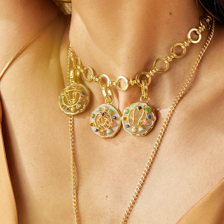 Elements Slim Link Necklace - Isharya | Modern Indian Jewelry
