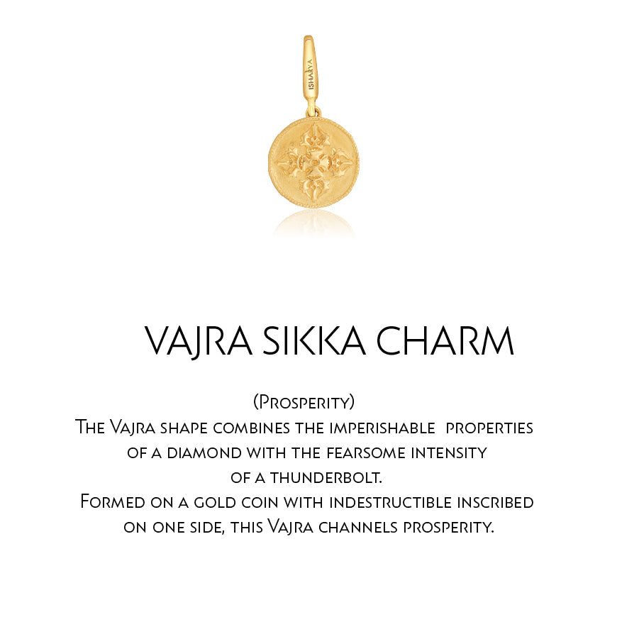 Vajram Sikka Charm - Isharya | Modern Indian Jewelry