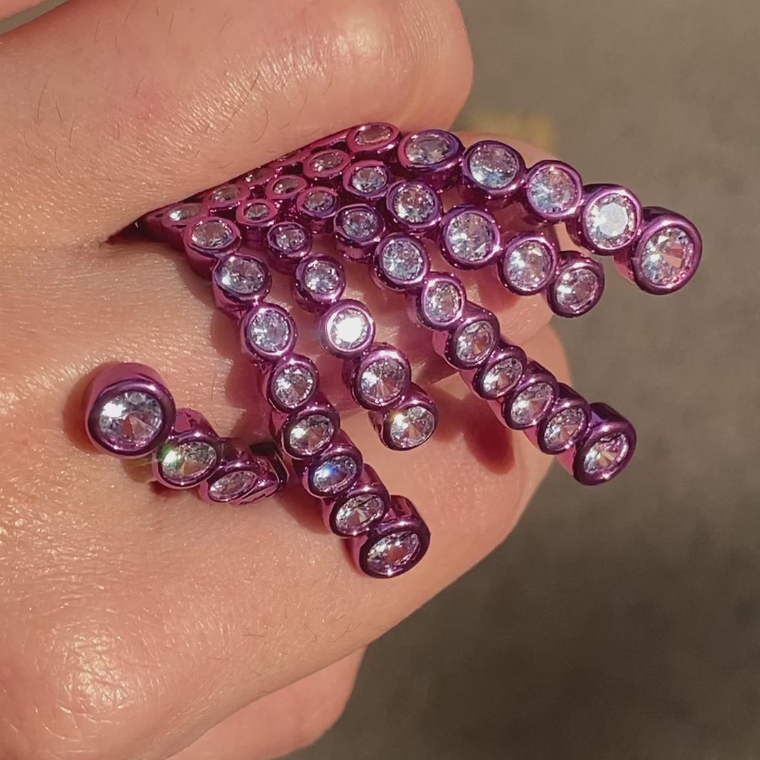 Rani Pink Wrap Cocktail Ring
