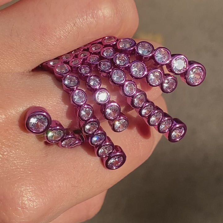 Rani Pink Wrap Cocktail Ring