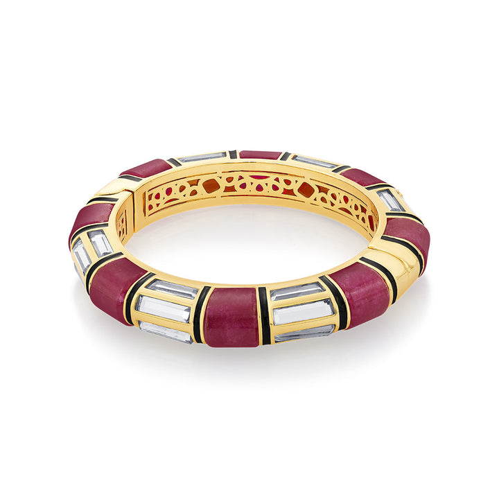 Begum Haute Pink Bangle - Isharya | Modern Indian Jewelry