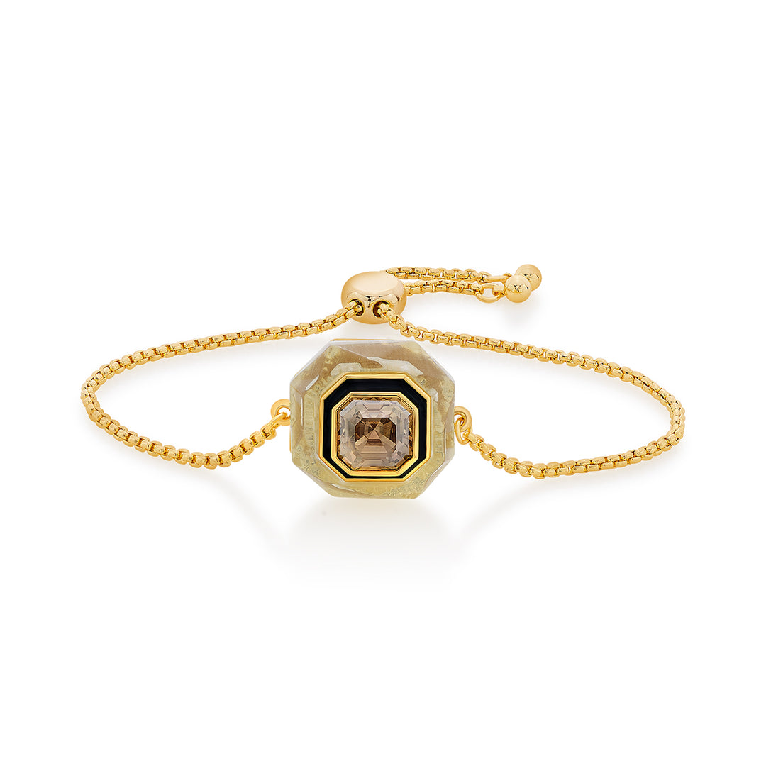 Bling Infinity Cut Crystal Bracelet