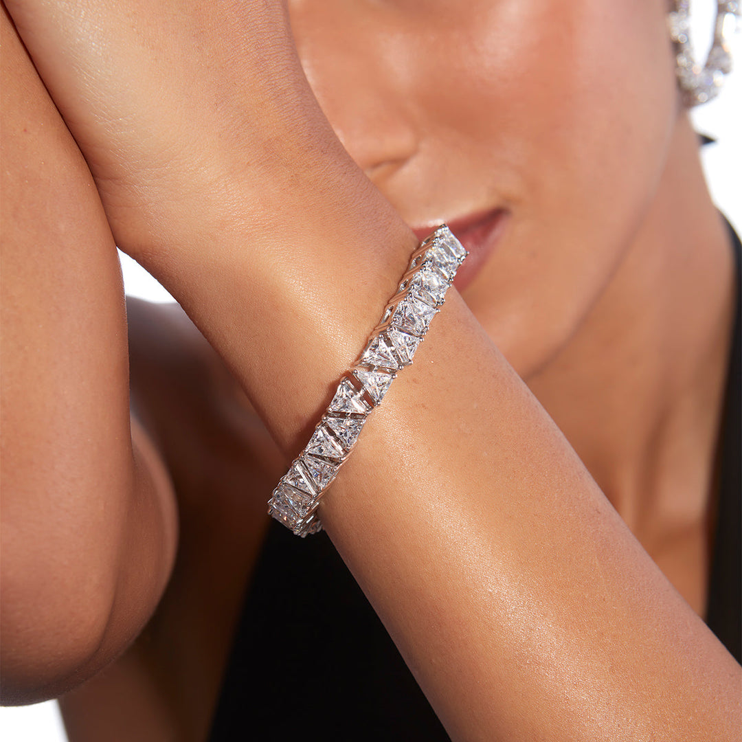 Louvre Mini 925 Silver  Bracelet - Isharya | Modern Indian Jewelry