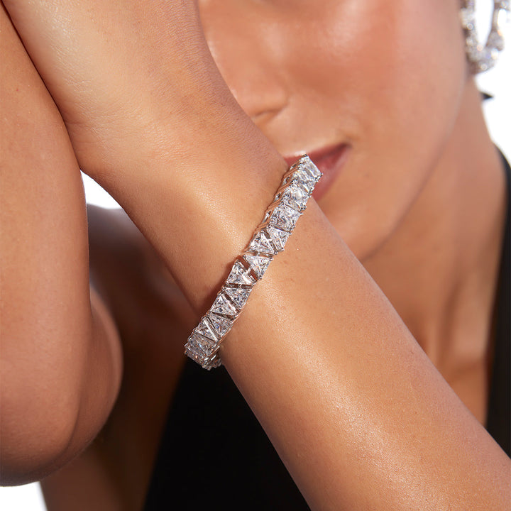 Louvre Mini 925 Silver  Bracelet - Isharya | Modern Indian Jewelry