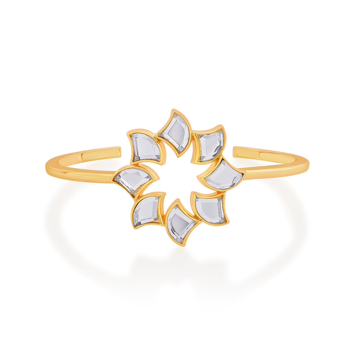 Amara Flower Mirror Cuff